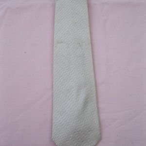 Jack English silk tie, cream, OS